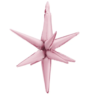 1 Ballon XXL 3D - Star Light Pink