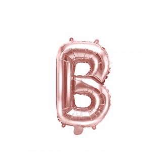 1 Ballon XS - Buchstabe B - RoseGold