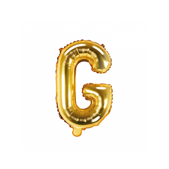 1 Ballon XS - Buchstabe G - Gold
