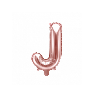 1 Ballon XS - Buchstabe J - RoseGold