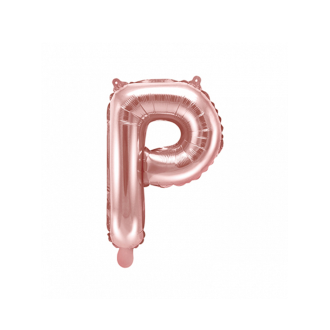 1 Ballon XS - Buchstabe P - RoseGold