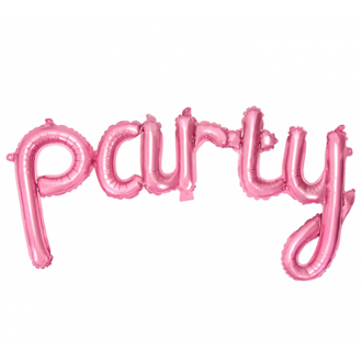 1 Ballon - Schriftzug - party