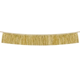 1 Girlande - Fringe Girlande Gold