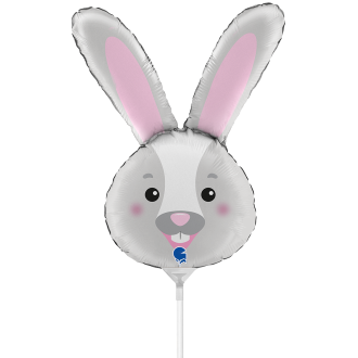 10 Miniballoons Airfilled - Bunny Head (Unverpackt)