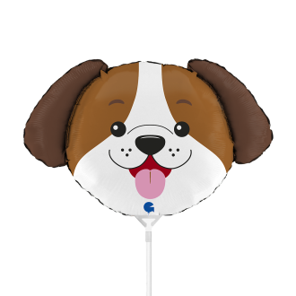 10 Miniballoons Airfilled - Dog Head (Unverpackt)