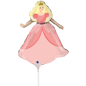 10 Miniballoons Airfilled - Princess (Unverpackt)