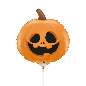 10 Miniballoons Airfilled - Pumpkin (Unverpackt)