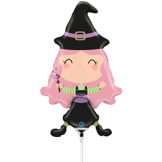 10 Miniballoons Airfilled - Lovable Witch (Unverpackt)