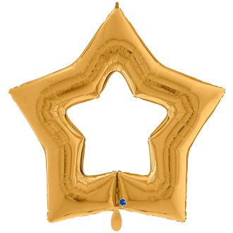 1 Balloon XXL - Linky Star - Gold