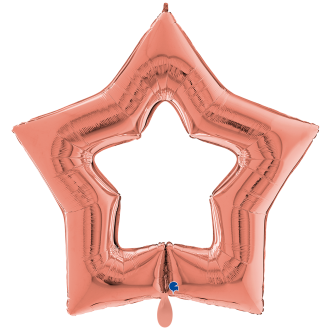 1 Balloon XXL - Linky Star - Rose Gold