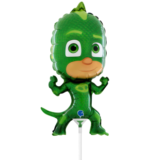 10 Miniballoons Airfilled - PJ Masks - Gekko (Unverpackt)