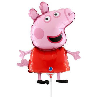 10 Miniballoons Airfilled - Peppa Pig (Unverpackt)