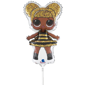 10 Miniballoons Airfilled - LOL Surprise - Queen Bee (Unverpackt)