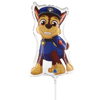 10 Miniballoons Airfilled - Paw Patrol - Chase (Unverpackt)