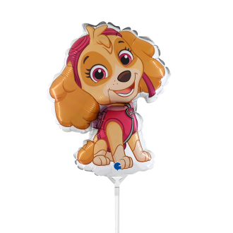10 Miniballoons Airfilled - Paw Patrol - Skye (Unverpackt)