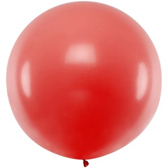 1 Riesenballon - Ø 1m - Rot