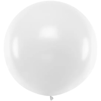 1 Riesenballon - Ø 1m - Weiß