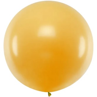 1 Riesenballon - Ø 1m - Metallic - Gold