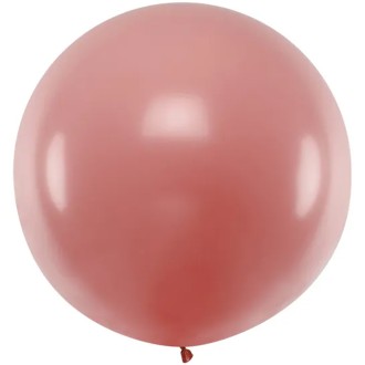 1 Riesenballon - Ø 1m - Pastel Wild Rose