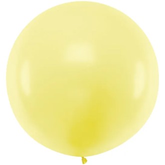 1 Riesenballon - Ø 1m - Pastell - Gelb