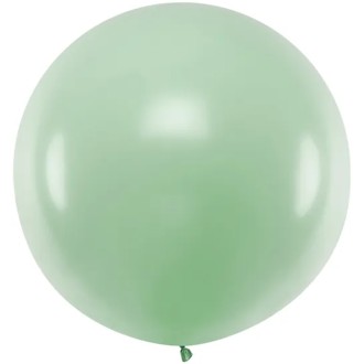 1 Riesenballon - Ø 1m - Pastell - Pistazie