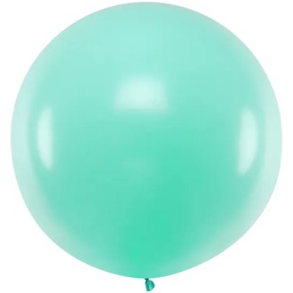 1 Riesenballon - Ø 1m - Pastell - Mint