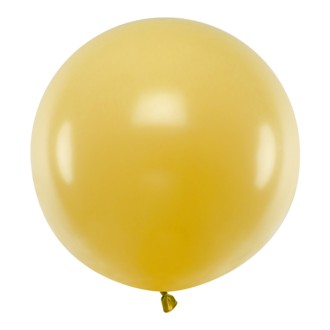1 Riesenballon - Ø 60cm - Metallic - Gold