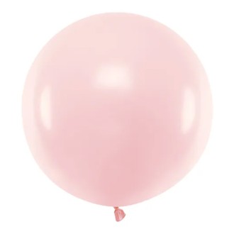 1 Riesenballon - Ø 60cm - Pastell - Rosa