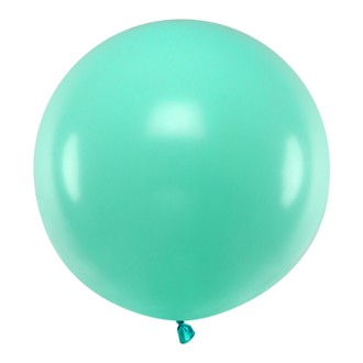 1 Riesenballon - Ø 60cm - Pastell - Aquamarine
