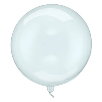 1 Kugelballon - Transparent Blau