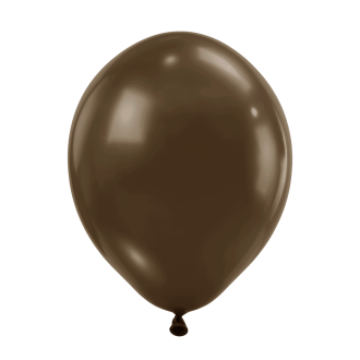 50 Luftballons - Ø30 cm - Chocolate Brown