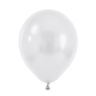 50 Luftballons - Ø30 cm - Pearl White