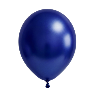 50 Luftballons - Ø30 cm - Metallic Blue