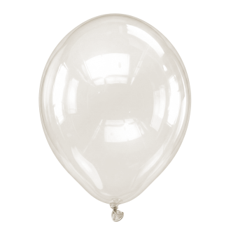 25 Luftballons - Ø46 cm - Crystal Clear