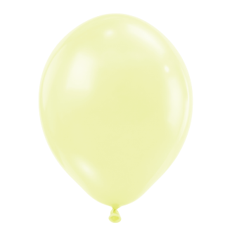 25 Luftballons - Ø46 cm - Pastel Matte Yellow