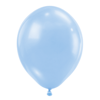 25 Luftballons - Ø46 cm - Pastel Matte Blue
