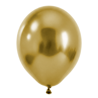 15 Luftballons - Ø46 cm - Reflex - Gold