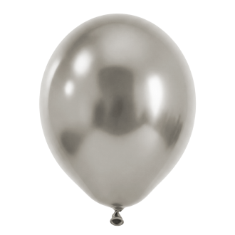 15 Luftballons - Ø46 cm - Reflex - Silver