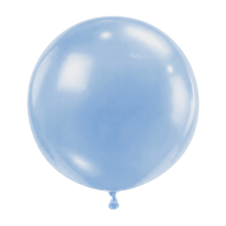3 Luftballons - Ø61 cm - Pastel Matte Blue