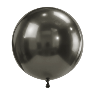 3 Luftballons - Ø61 cm - Silk Midnight Grey