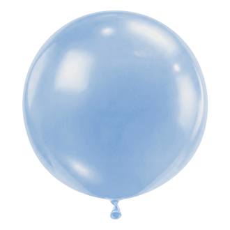 2 Luftballons - Ø91 cm - Pastel Matte Blue
