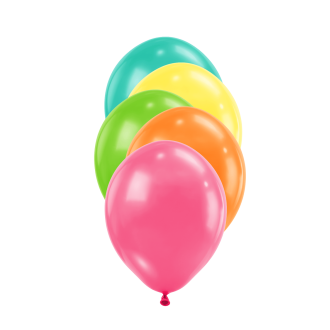 50 Luftballons - Ø12 cm - Tropical Assorted