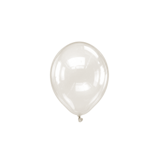 50 Luftballons - Ø12 cm - Crystal Clear