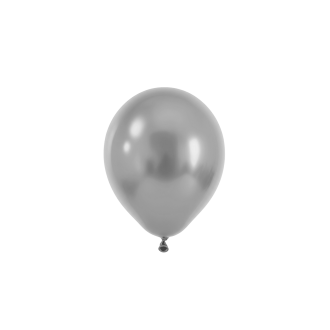 50 Luftballons - Ø12 cm - Pearl Silver