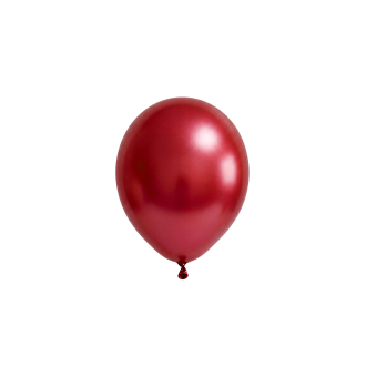 50 Luftballons - Ø12 cm - Metallic Red