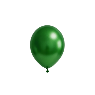 50 Luftballons - Ø12 cm - Metallic Green