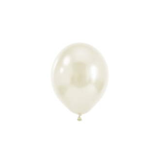 50 Luftballons - Ø12 cm - Silk Oyster White