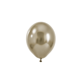 50 Luftballons - Ø12 cm - Silk Gold Dust
