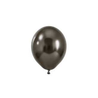 50 Luftballons - Ø12 cm - Silk Midnight Grey