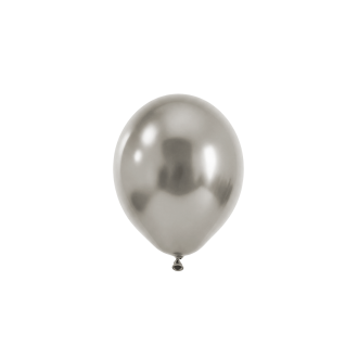 50 Luftballons - Ø12 cm - Reflex - Silver